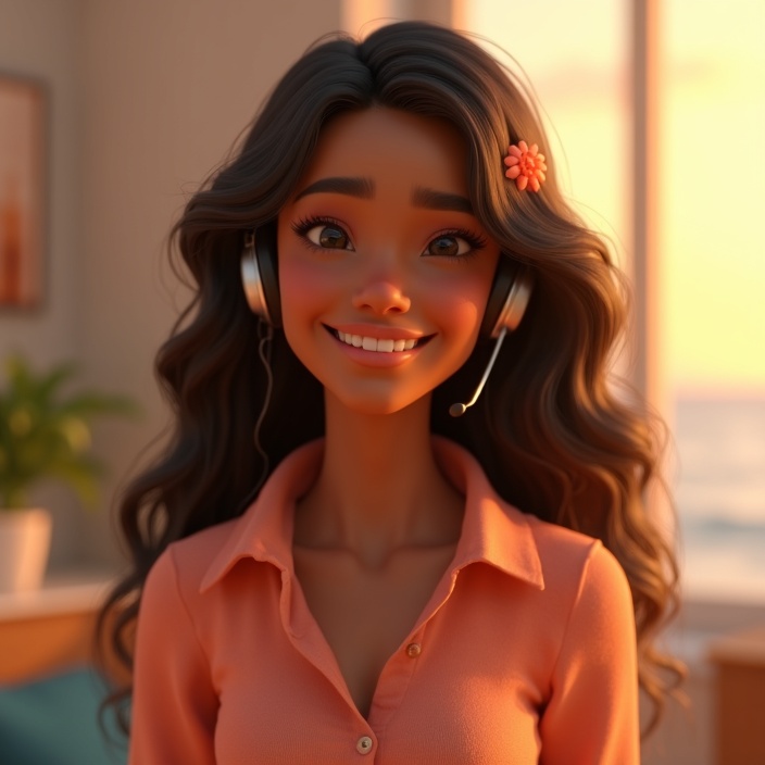 Juno, Customer Champion, an AI agent portrait